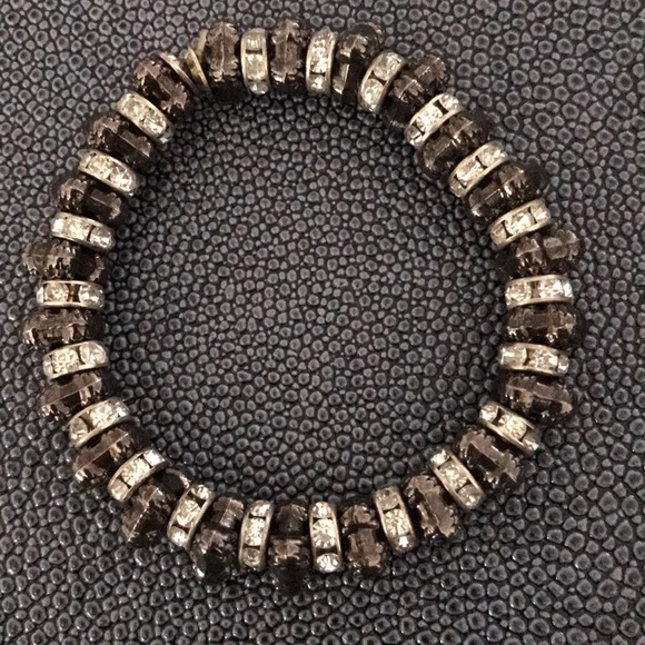 STONE & RHINESTONE STRETCH BRACELET - Picture 3 of 6